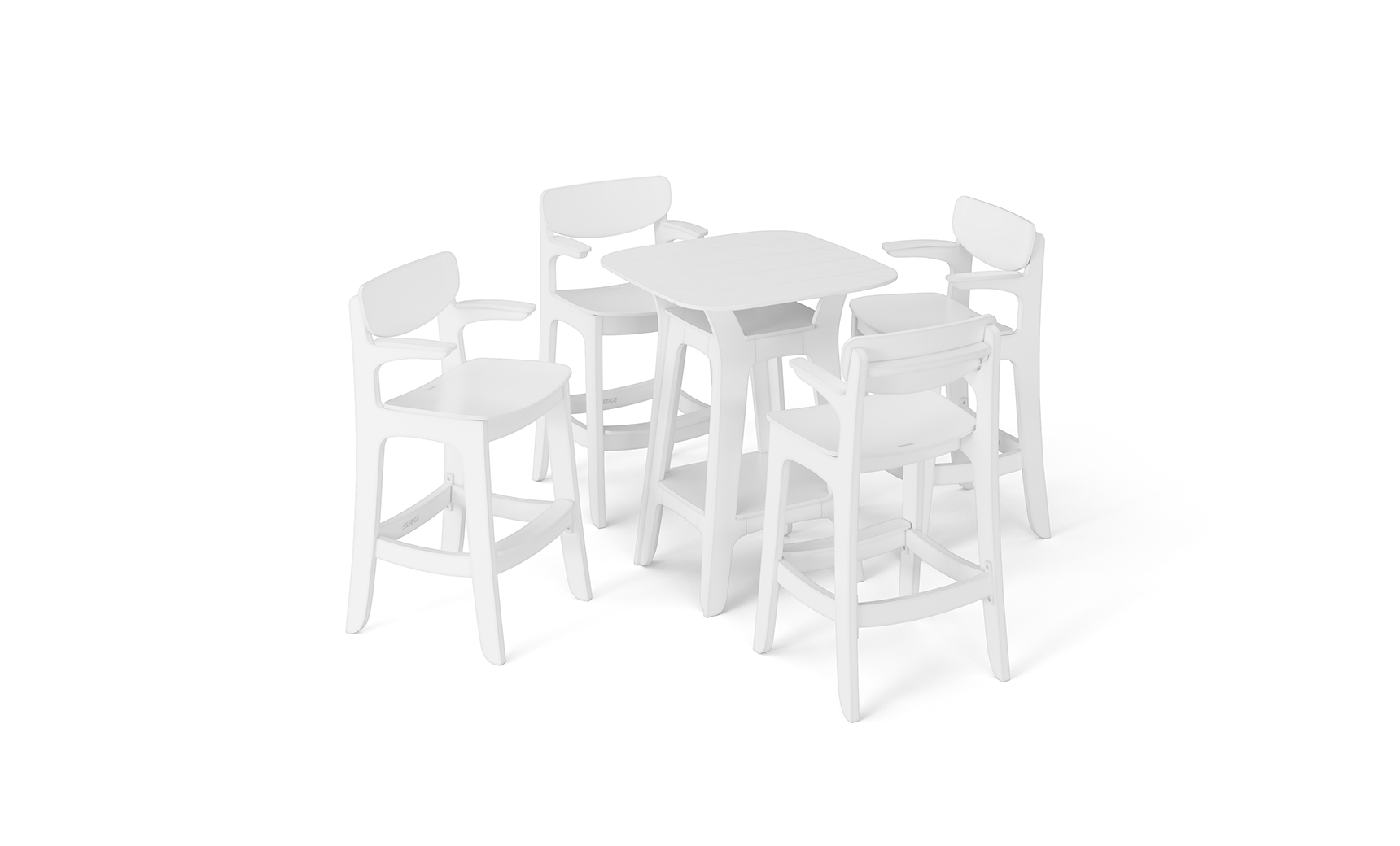 Ledge Haven Hightop 5pc Bistro Dining Set