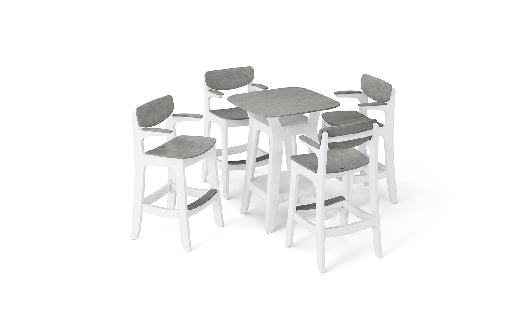 Ledge Haven Hightop 5pc Bistro Dining Set