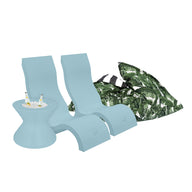 Ledge Luxe In Pool Seating and Laze Bundle - Highback