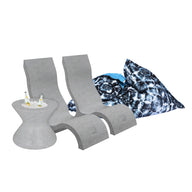 Ledge Luxe In Pool Seating and Laze Bundle - Highback