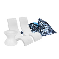 Ledge Luxe In Pool Seating and Laze Bundle - Highback