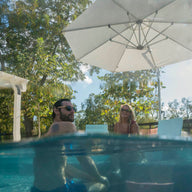 Ledge Signature In-Pool and Outdoor Barstools - Set of 4