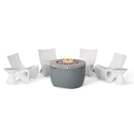 Ledge Halo Firepit Set