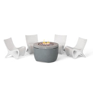 Ledge Halo Firepit Set