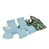 Ledge Luxe In Pool Seating and Laze Bundle - Lowback