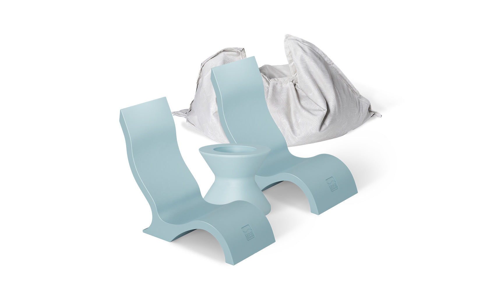 Ledge Luxe In Pool Seating and Laze Bundle - Highback