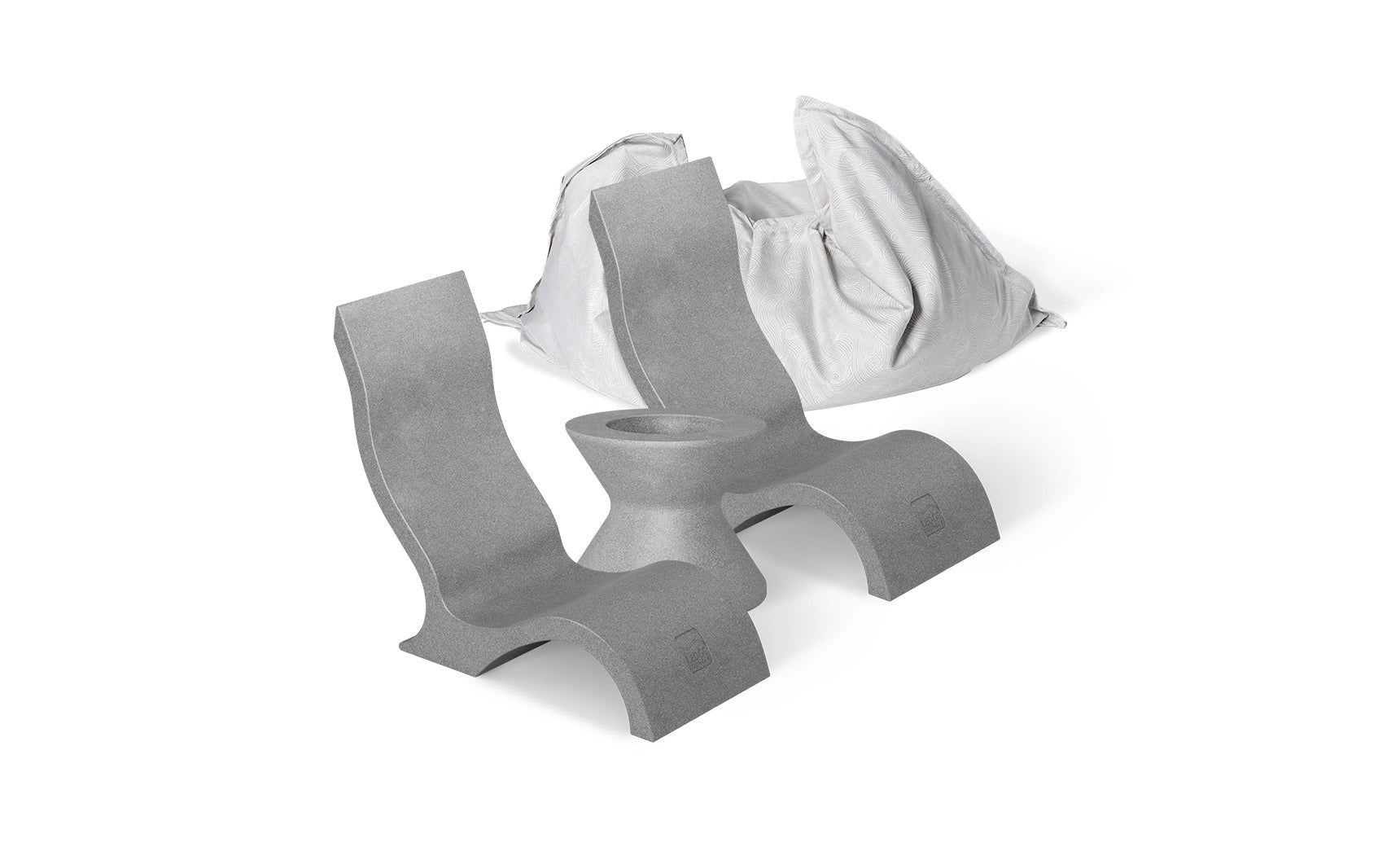 Ledge Luxe In Pool Seating and Laze Bundle - Highback