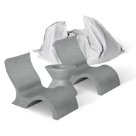 Ledge Luxe In Pool Seating and Laze Bundle - Lowback