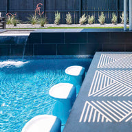 Ledge Signature In-Pool and Outdoor Barstools - Set of 4