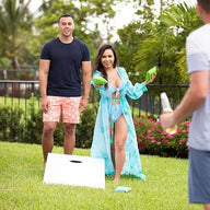 Ledge Hoopstr Basketball and Cornhole Game Set