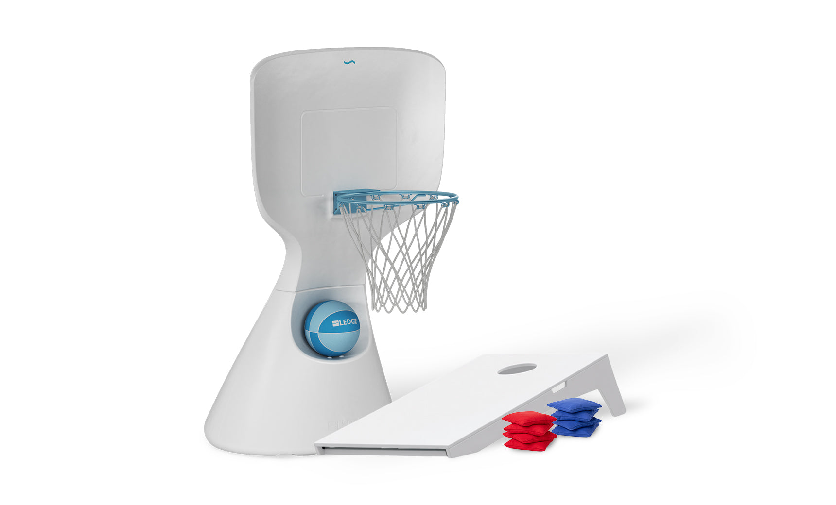 Ledge Hoopstr Basketball and Cornhole Game Set
