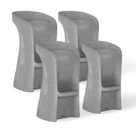 Ledge Signature In-Pool and Outdoor Barstools - Set of 4
