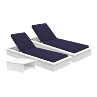 Ledge Echo Chaise Set with Side Table