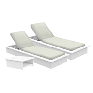 Ledge Echo Chaise Set with Side Table